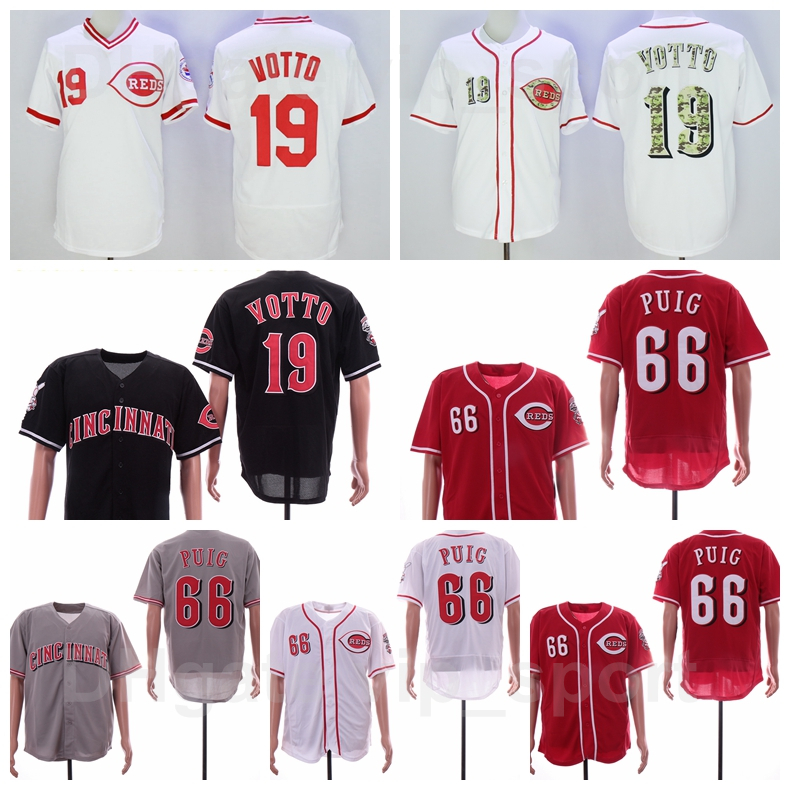 Baseball 2018 Style 19 Joey Votto Jersey 66 Yasiel Puig Red White Grey Navy Blue 1976 Retror Pullover Flexbase Cool Base Clearance, Blue;black
Baseball 2018 Style 19 Joey Votto Jersey 66 Yasiel Puig Red White Grey Navy Blue 1976 Retror Pullover Flexbase Cool Base Clearance, Blue;black