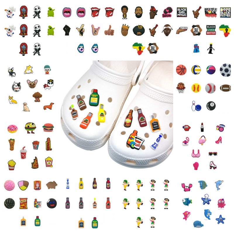 moq=2lots custom a variety of shoe charms wholesale jibitz for croc soft rubber PVC charm accessories promotional gift plastic ornaments
moq=2lots custom a variety of shoe charms wholesale jibitz for croc soft rubber PVC charm accessories promotional gift plastic ornaments