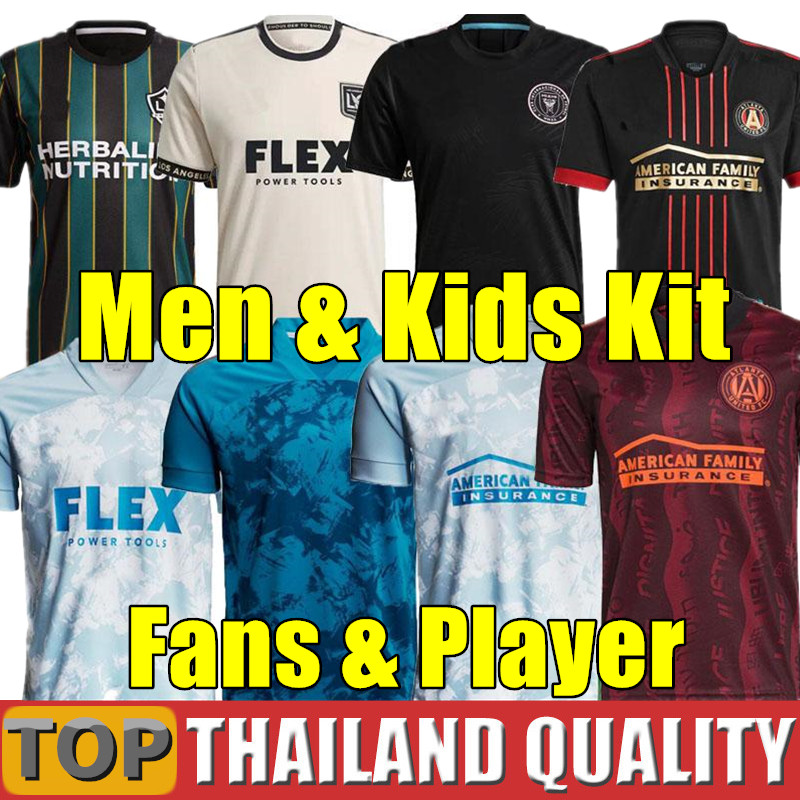 MLS 22 23 LA Galaxy soccer jerseys Atlanta United FC football shirt 2022 Inter Miami Beckham CHICHARITO 2023 LAFC Vela Fan Player Version men kids kit uniform, 2021 lafc home - kids 
MLS 22 23 LA Galaxy soccer jerseys Atlanta United FC football shirt 2022 Inter Miami Beckham CHICHARITO 2023 LAFC Vela Fan Player Version men kids kit uniform, 2021 lafc home - kids