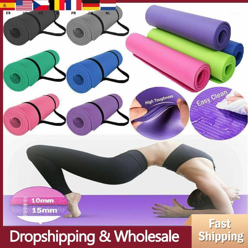 60cmx25cmx1.5cm EVA Yoga Mat Non Slip Carpet Pilates Gym Sports Exercise Pads for Beginner Fitness Environmental Gymnastics Mats1, Blue
60cmx25cmx1.5cm EVA Yoga Mat Non Slip Carpet Pilates Gym Sports Exercise Pads for Beginner Fitness Environmental Gymnastics Mats1, Blue