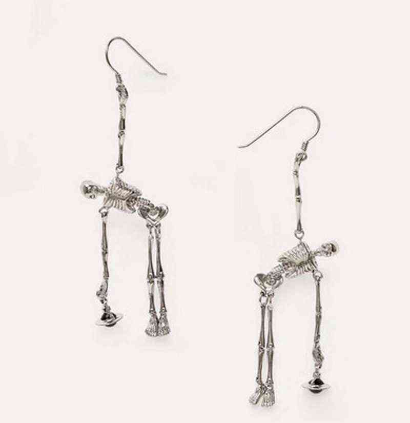 Punk Skeleton Bones Gothic Moving Part Spooky Drop Earrings Vintage Skeleton Skull Dangle Earrings for Women Jewelry Party Gifts H1027
Punk Skeleton Bones Gothic Moving Part Spooky Drop Earrings Vintage Skeleton Skull Dangle Earrings for Women Jewelry Party Gifts H1027