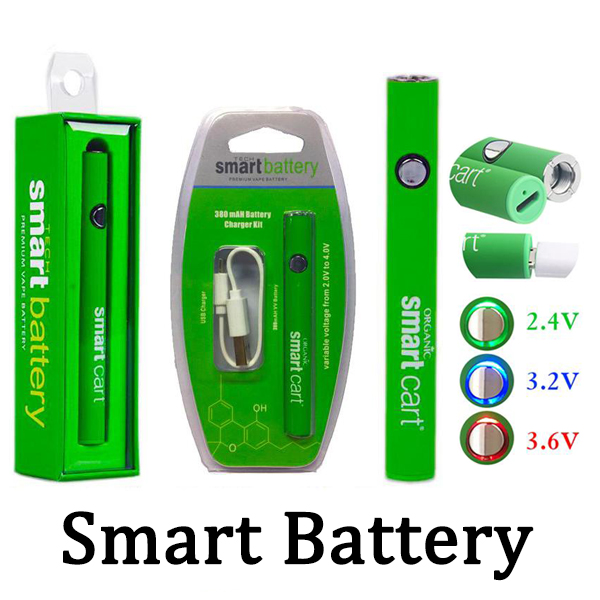 Smart Cart Battery Vape 510 Thread Cartridges 380mah Variable Voltage Preheating Smartcart Batteries With USB Charger
Smart Cart Battery Vape 510 Thread Cartridges 380mah Variable Voltage Preheating Smartcart Batteries With USB Charger