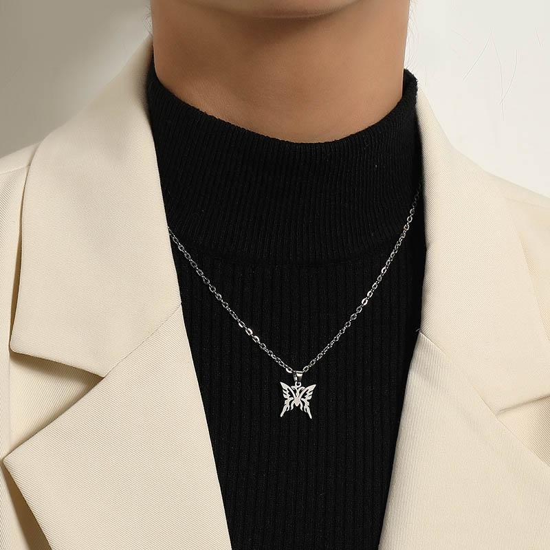 Pendant Necklaces Simple Elegant Hollow Butterfly Necklace For Women Trending Geometric Colar Jewelry Sweater Chains Gift
Pendant Necklaces Simple Elegant Hollow Butterfly Necklace For Women Trending Geometric Colar Jewelry Sweater Chains Gift