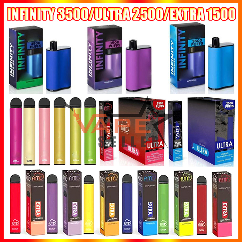 Disposable Vape Pen E Cigarette Fumed Infinity Ultra Extra 3500 2500 1500 Puffs Pre-Filled Pods Smoking Vaporizer Kit VS Air Bar Box Crave от DHgate WW