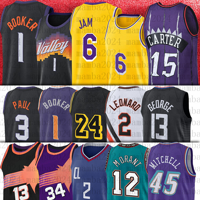 1 Devin 3 Chris Booker Paul Basketball Jerseys 34 Charles 13 Steve Barkley Nash Kawhi George Leonard Stitched Jerseys, Men
1 Devin 3 Chris Booker Paul Basketball Jerseys 34 Charles 13 Steve Barkley Nash Kawhi George Leonard Stitched Jerseys, Men