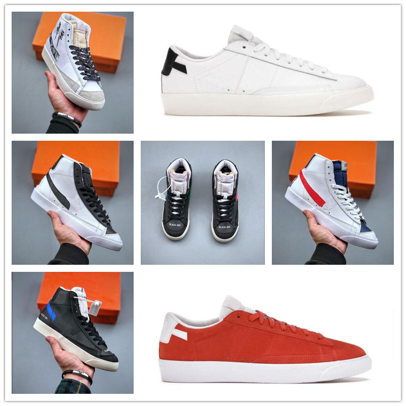 Classic Retro Blazer Low 77 Men Women Run Shoes High Top Trainers Grey Black White Red Facific Blue Leather Platform Casual Sports Sneakers Size 36~44
Classic Retro Blazer Low 77 Men Women Run Shoes High Top Trainers Grey Black White Red Facific Blue Leather Platform Casual Sports Sneakers Size 36~44