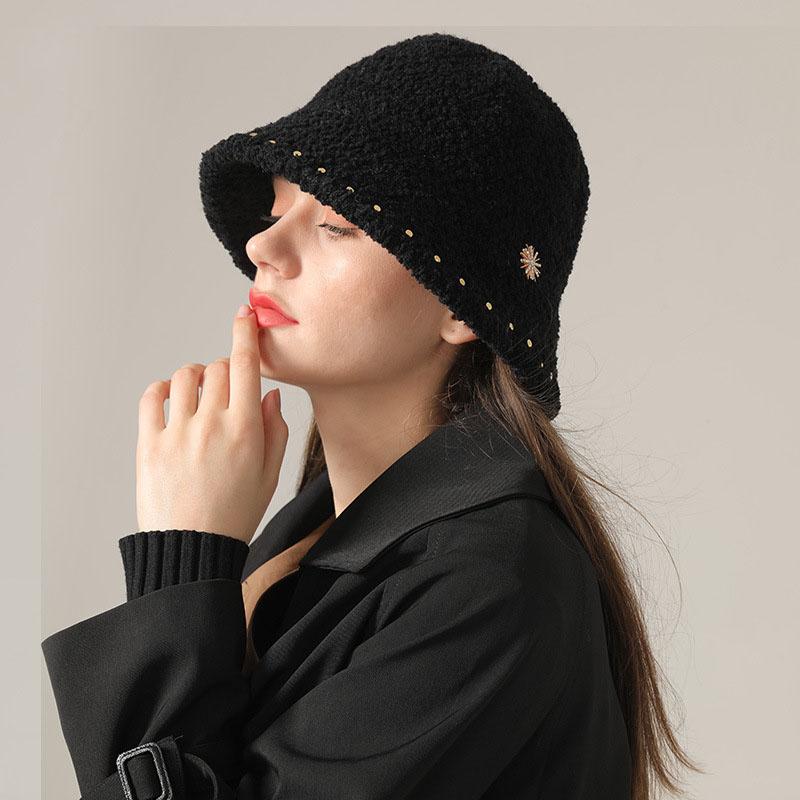 Berets Harajuku Foldable Woolen Cloth Soft Top Fisherman's Cap Basin Sun Shading Bucket Hat Womens Protection Caps For Ladies, No.2
Berets Harajuku Foldable Woolen Cloth Soft Top Fisherman's Cap Basin Sun Shading Bucket Hat Womens Protection Caps For Ladies, No.2