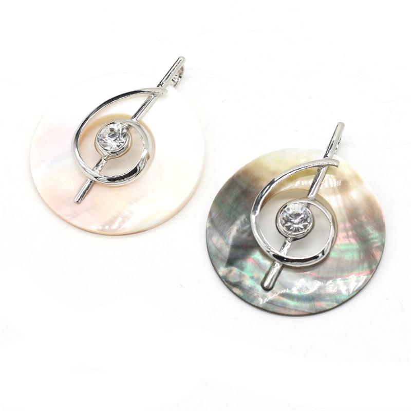 Charms Natural Shell Pendant Round Musical Note Decoration For DIY Necklace Wonderful Music Unique Jewelry 50x50mm, Bronze;silver
Charms Natural Shell Pendant Round Musical Note Decoration For DIY Necklace Wonderful Music Unique Jewelry 50x50mm, Bronze;silver