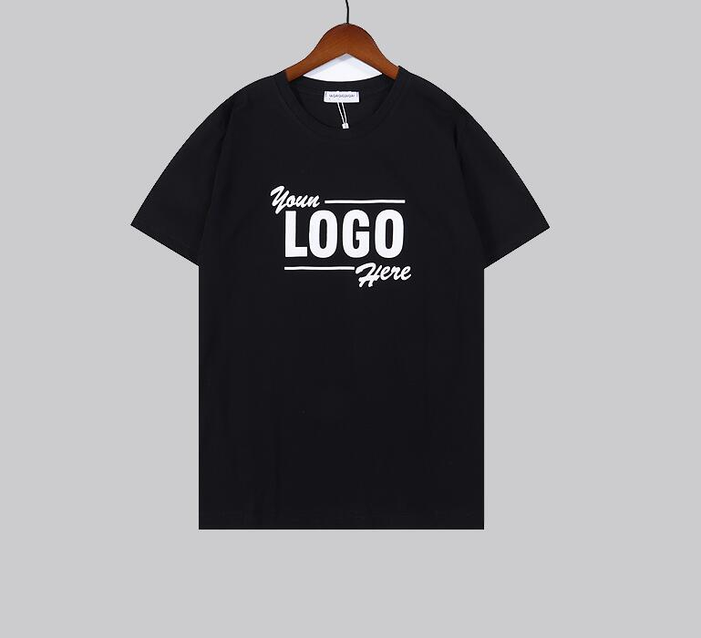 21SS High Quality pure cotton Brand Men's Women's T-shirt tee Short Sleeves casual fashion crew neck T-shirt Black white and red S-XXL, Customize
21SS High Quality pure cotton Brand Men's Women's T-shirt tee Short Sleeves casual fashion crew neck T-shirt Black white and red S-XXL, Customize