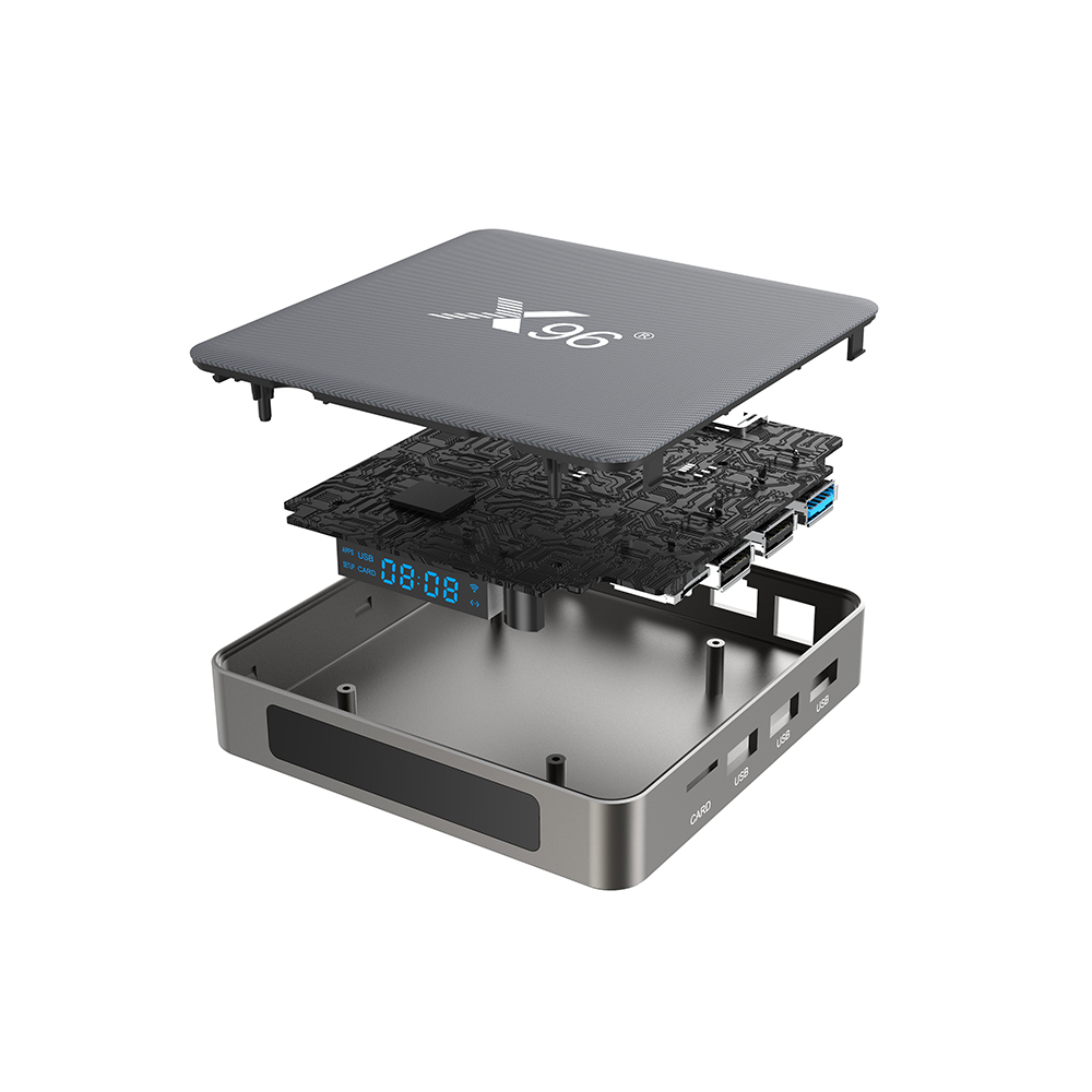 X96 X6 RK3566 TV Box Android 11 8GB RAM 128GB ROM Support Voice Google Play Youtube Media Player 4GB 32GB 64GB 1000M