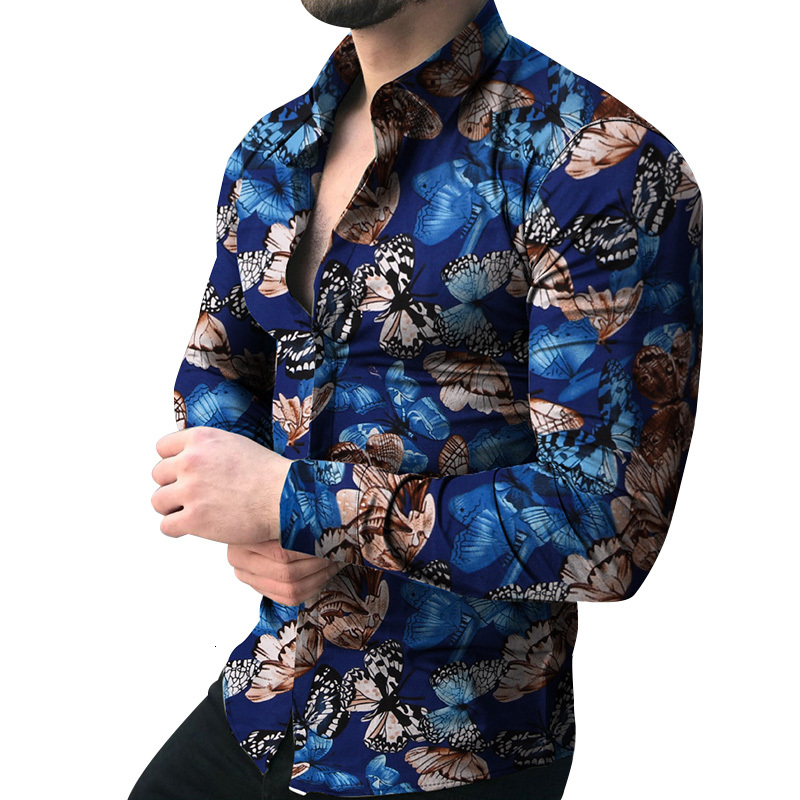 2021 Men's Fashion Printed Butterfly Shirts Thin Casual Male Fit in Social Affairs Sleeve Long Botton Tops Autumn Clothes 39ix, White
2021 Men's Fashion Printed Butterfly Shirts Thin Casual Male Fit in Social Affairs Sleeve Long Botton Tops Autumn Clothes 39ix, White