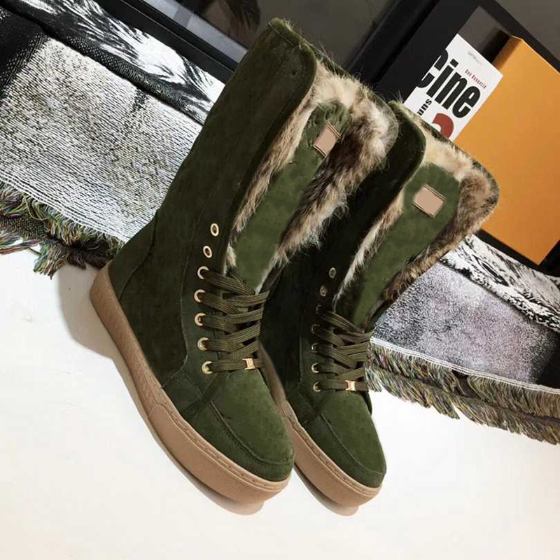 Classics Winter Snow boots Real Fur Slides Leather Warm Women Knee High Boot Lace-up Designer Fashion booties size 35-43, 11#
Classics Winter Snow boots Real Fur Slides Leather Warm Women Knee High Boot Lace-up Designer Fashion booties size 35-43, 11#