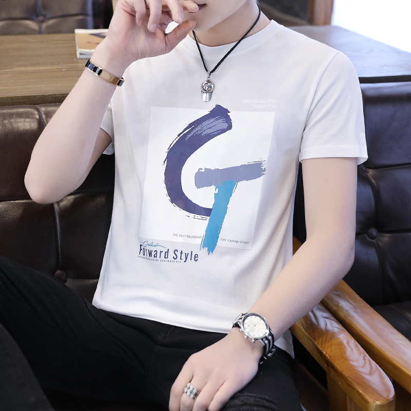 Summer Mens Fashion Printing Short Sleeve T-shirt Male Soft Cotton Texture Casual Sport Golf Basketball Clothing, Black
Summer Mens Fashion Printing Short Sleeve T-shirt Male Soft Cotton Texture Casual Sport Golf Basketball Clothing, Black