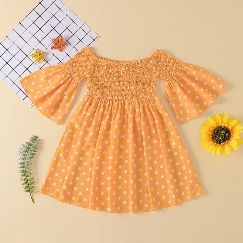 Summer Girls Princess Dress Polka Dot Print Ruffles Sleeve Vintage Children Dress Fashion Girls Clothing, As pic
Summer Girls Princess Dress Polka Dot Print Ruffles Sleeve Vintage Children Dress Fashion Girls Clothing, As pic