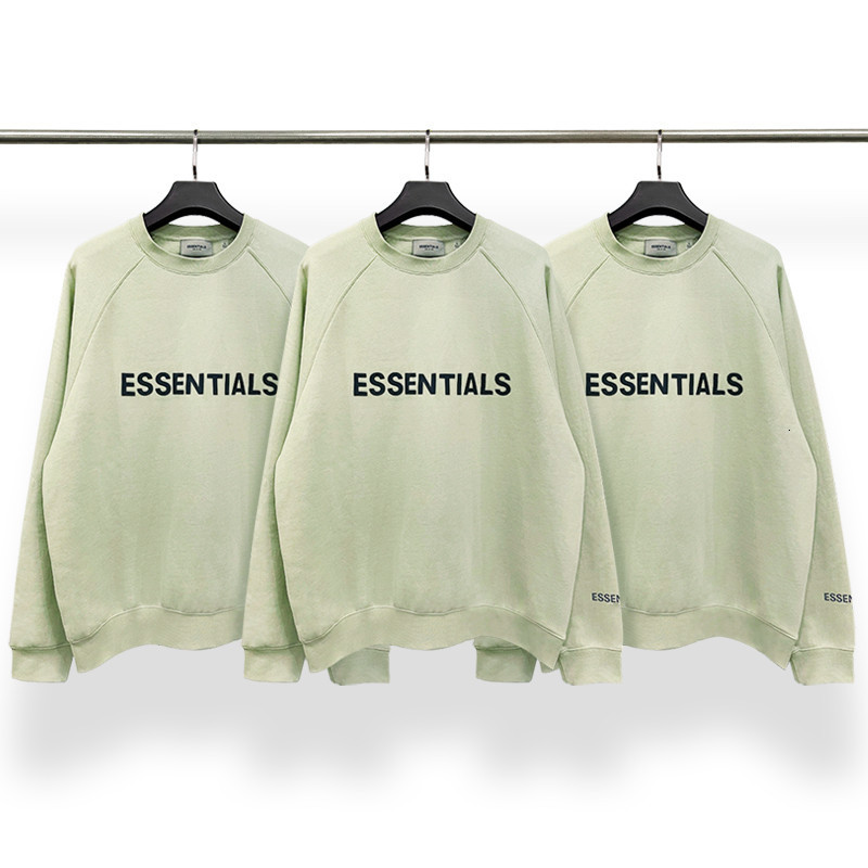 2021 New Matcha Green Essentials Sweatshirts Men Women 1:1 Top Quality Oversize Fog Crewneck Hoodie Inside Tags Soa4, 12 
2021 New Matcha Green Essentials Sweatshirts Men Women 1:1 Top Quality Oversize Fog Crewneck Hoodie Inside Tags Soa4, 12