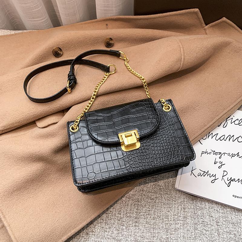 Retro bag female 2021 new trend wild crocodile pattern chain bag PU texture fashion trend shoulder messenger, A3
Retro bag female 2021 new trend wild crocodile pattern chain bag PU texture fashion trend shoulder messenger, A3