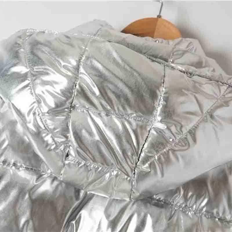 2019 Thicken Hooded Winter Jacket Women Parka Coat Casual silver Parka Warm Plus Size Jaqueta Feminina Warm Large Size Coat MY10 T191210