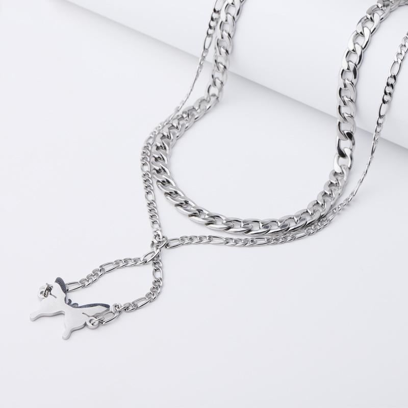 Pendant Necklaces Fnixtar 10Pcs 55+55cm Butterfly Necklace Mirror Polish Stainless Steel Sweater For Women's Christmas Gifts
Pendant Necklaces Fnixtar 10Pcs 55+55cm Butterfly Necklace Mirror Polish Stainless Steel Sweater For Women's Christmas Gifts