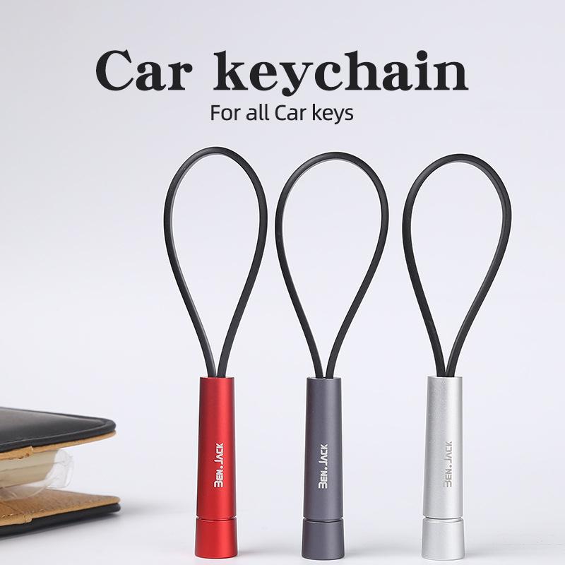 Keychains Car Keychain For All Keys Creative Aluminum Alloy Shell Silicone Key Rope Grey Red Silver Decorate Accessories
Keychains Car Keychain For All Keys Creative Aluminum Alloy Shell Silicone Key Rope Grey Red Silver Decorate Accessories