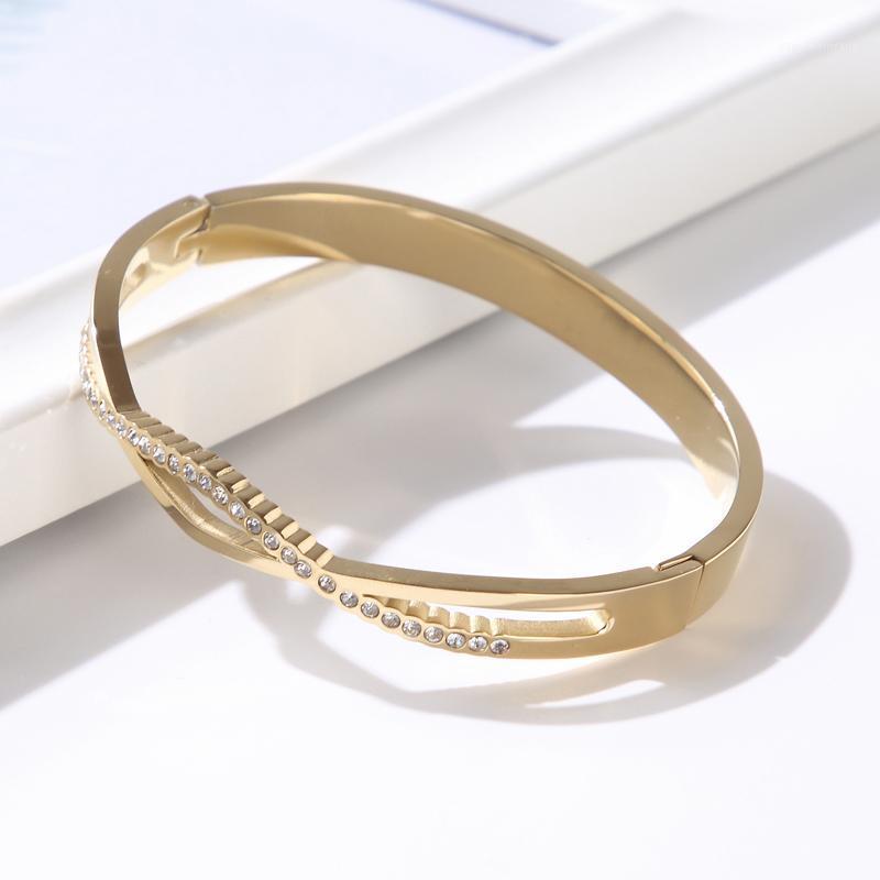 Crystal Stainless Steel Wave Bracelets Bangles For Women Girls Hollowed Cross Wedding Bangle Jewelry Gifts
Crystal Stainless Steel Wave Bracelets Bangles For Women Girls Hollowed Cross Wedding Bangle Jewelry Gifts