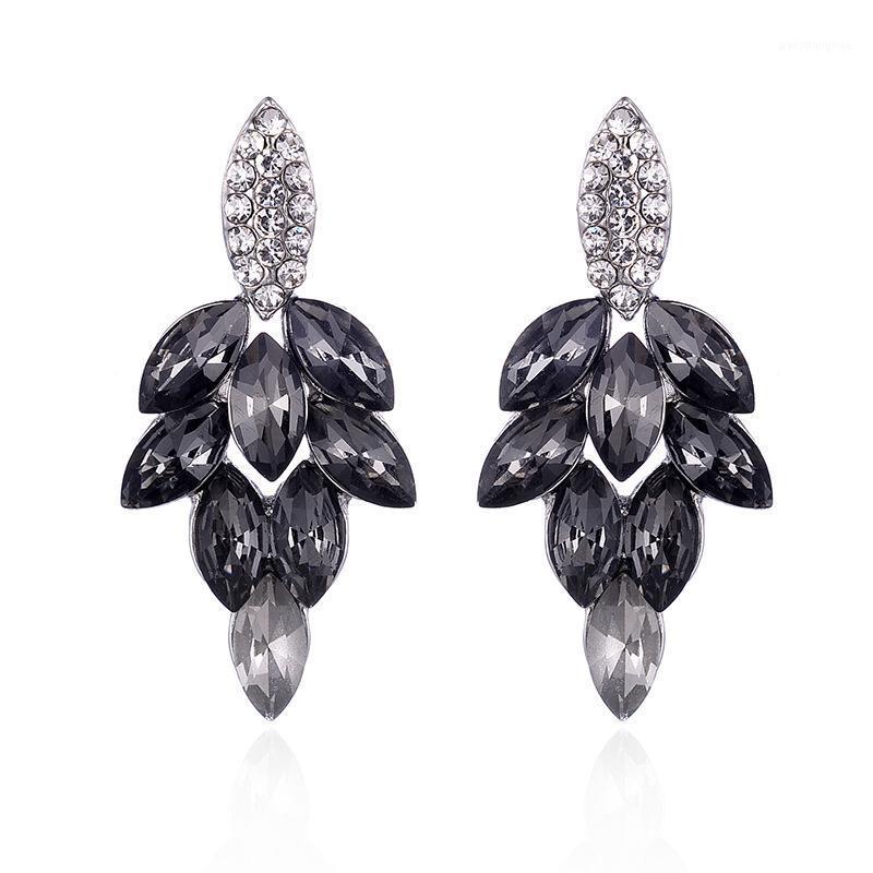 Colorful Full Crystal Stone Inlaid Anti Silver Metal Drop Earrings Water Drops Dangle Trendy Women Party Jewelry & Chandelier
Colorful Full Crystal Stone Inlaid Anti Silver Metal Drop Earrings Water Drops Dangle Trendy Women Party Jewelry & Chandelier