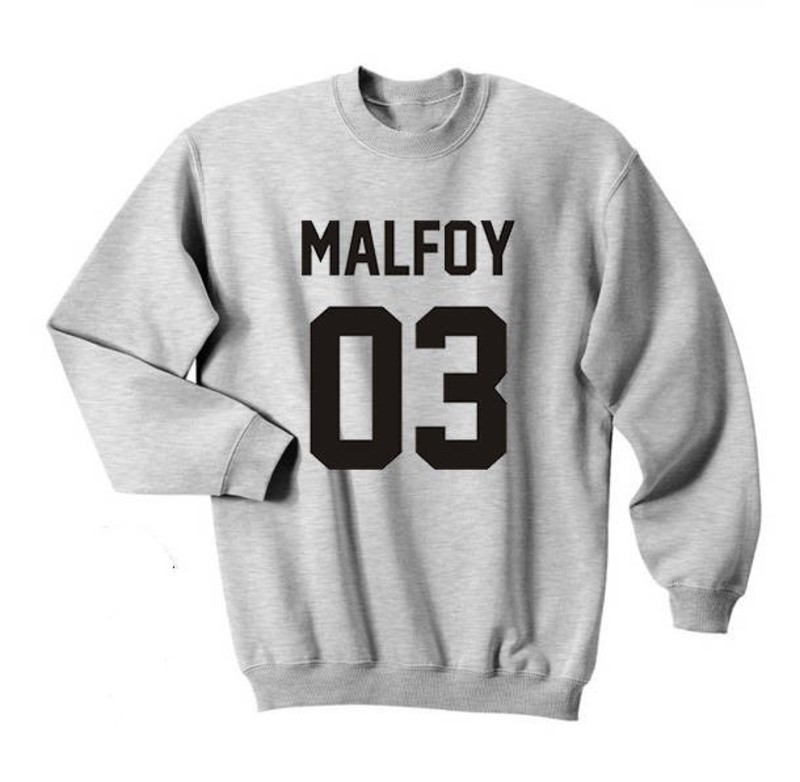 Unisex Sweatshirt Moletom Do Tumblr Sweatshirt Malfoy 03 House of Slytherin Tumblr Magic Shirt Top Crewneck Sweatshirt LJ201130