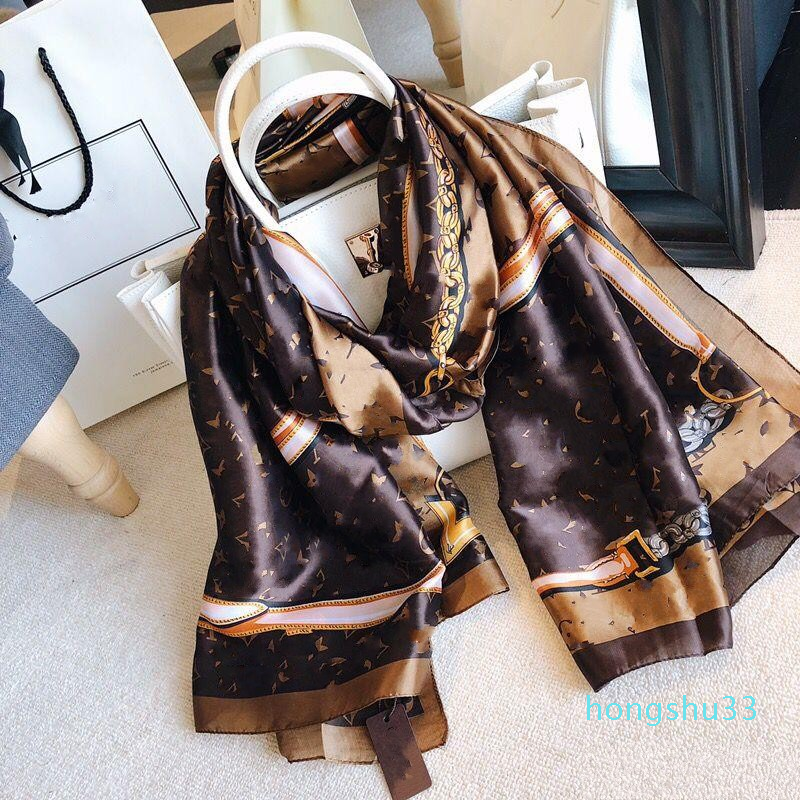 Nice quality classic brand 100% Silk scarf for Women New Spring Design Chain Style Long Scarves Scarfs Wrap With Tag 180x90Cm Shawls, Blue;gray
Nice quality classic brand 100% Silk scarf for Women New Spring Design Chain Style Long Scarves Scarfs Wrap With Tag 180x90Cm Shawls, Blue;gray