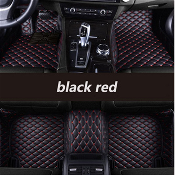 Discover the Range Rover Sport LR2 LR3 LR4 Defender Freerander with a quality leather floor mat that is non-toxic and odor-free