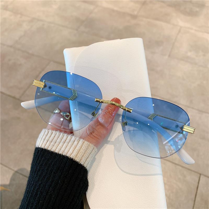 Sunglasses KAMMPT Fashion Vintage Women Rimless Men Designer Marble Grain Sun Glasses Travel Driving Eyewear UV400
Sunglasses KAMMPT Fashion Vintage Women Rimless Men Designer Marble Grain Sun Glasses Travel Driving Eyewear UV400