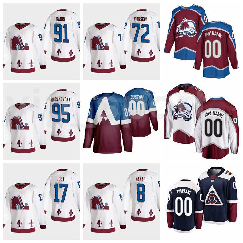 Reverse Retro Colorado Avalanche Jersey 91 Nazem Kadri 19 Joe Sakic 72 Joonas Donskoi Justin Barron Brandon Saad Hockey Custom Name Number, Red
Reverse Retro Colorado Avalanche Jersey 91 Nazem Kadri 19 Joe Sakic 72 Joonas Donskoi Justin Barron Brandon Saad Hockey Custom Name Number, Red