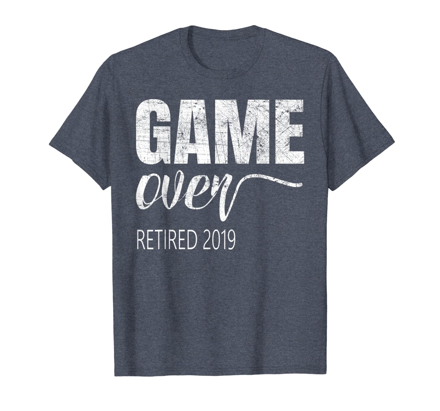 game over retired 2019 t-shirt retirement tee retire gifts, White;black
game over retired 2019 t-shirt retirement tee retire gifts, White;black