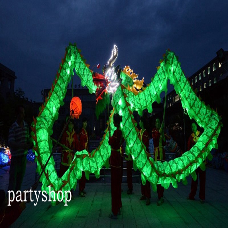 dragon costume dance LED light Size 4# 14m Long adult Green folk silk new mascot china special culture holiday party Garden Home Wedding Decor Christmas day Carnival, Red
dragon costume dance LED light Size 4# 14m Long adult Green folk silk new mascot china special culture holiday party Garden Home Wedding Decor Christmas day Carnival, Red