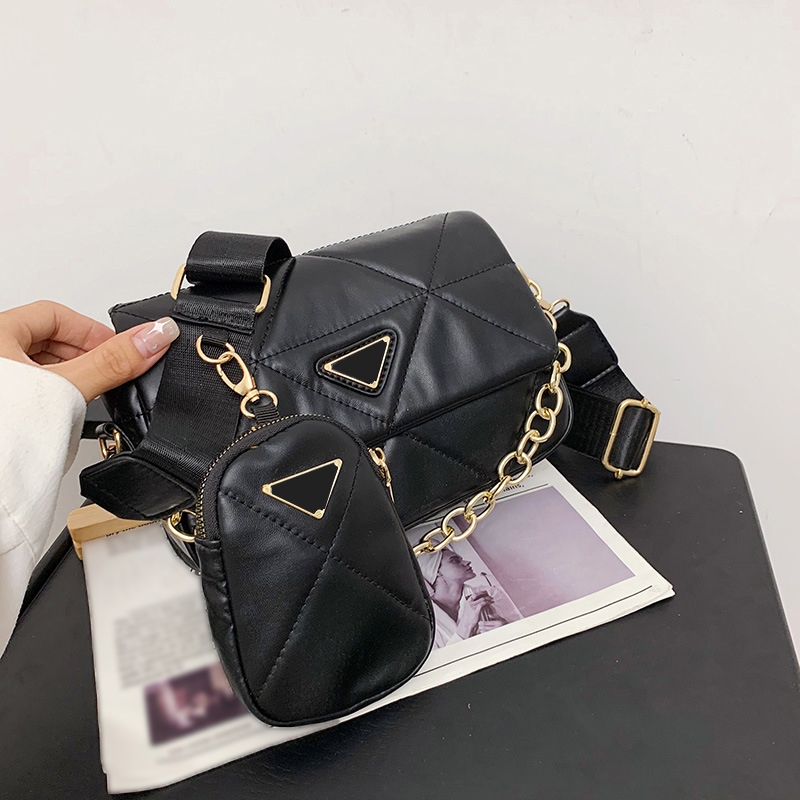 2 Pcs set Top quality Genuine Leather Luxurys Designers Women Inclined shoulder bag Handbags Rhombic wide shoulder strap Bags Wallet 6 colors, White 
2 Pcs set Top quality Genuine Leather Luxurys Designers Women Inclined shoulder bag Handbags Rhombic wide shoulder strap Bags Wallet 6 colors, White