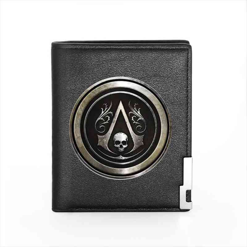 cool black assassin skull printing pu leather wallet men boy bifold credit card holder short purse male, Red;black
cool black assassin skull printing pu leather wallet men boy bifold credit card holder short purse male, Red;black