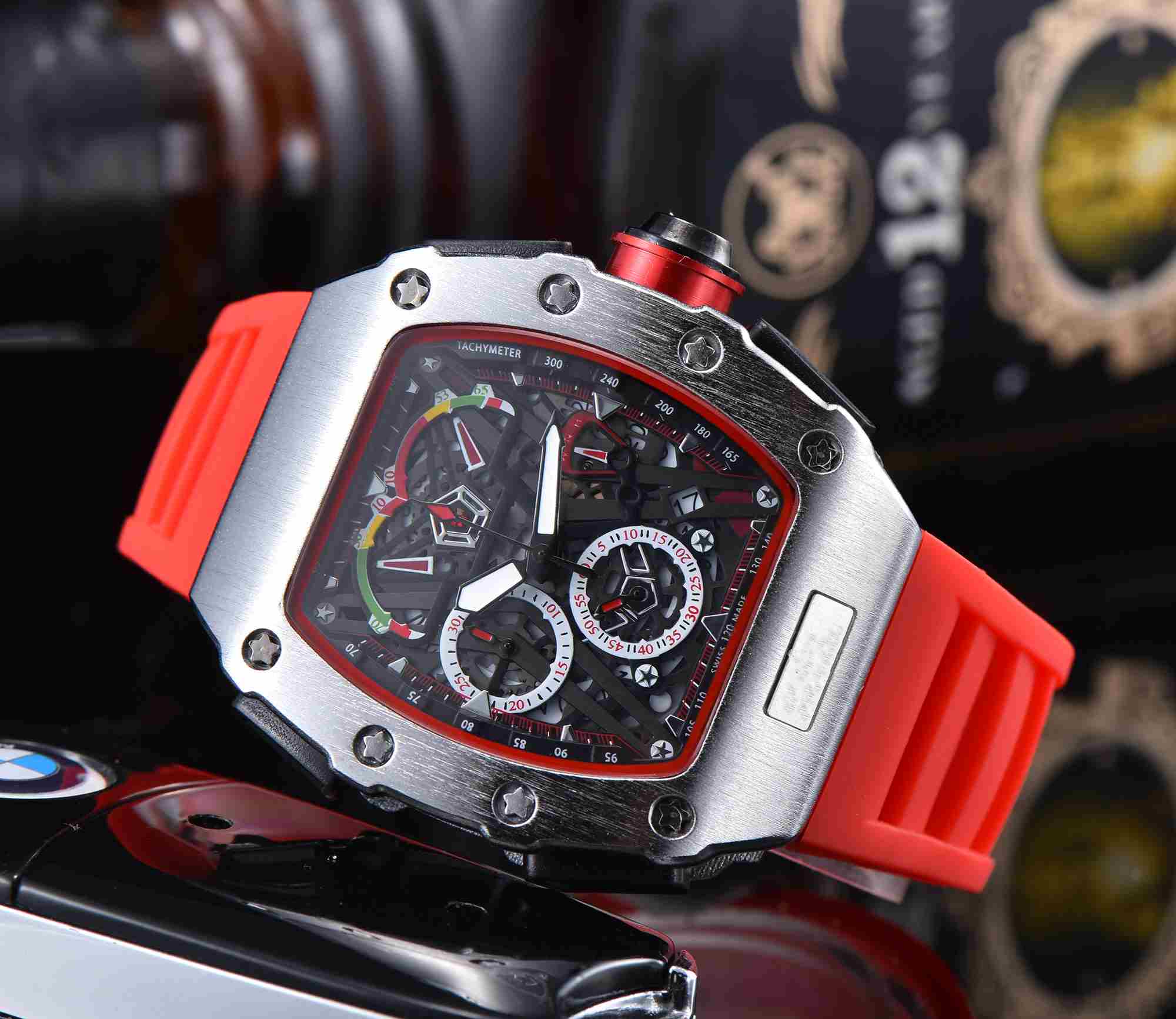 2021 Top Sell Swiss Quartz Wristwatch Stainless Steel Big Dial Men Sport Military DZ Army Calendar Watches Silicone Strap Man Clock, Black
2021 Top Sell Swiss Quartz Wristwatch Stainless Steel Big Dial Men Sport Military DZ Army Calendar Watches Silicone Strap Man Clock, Black