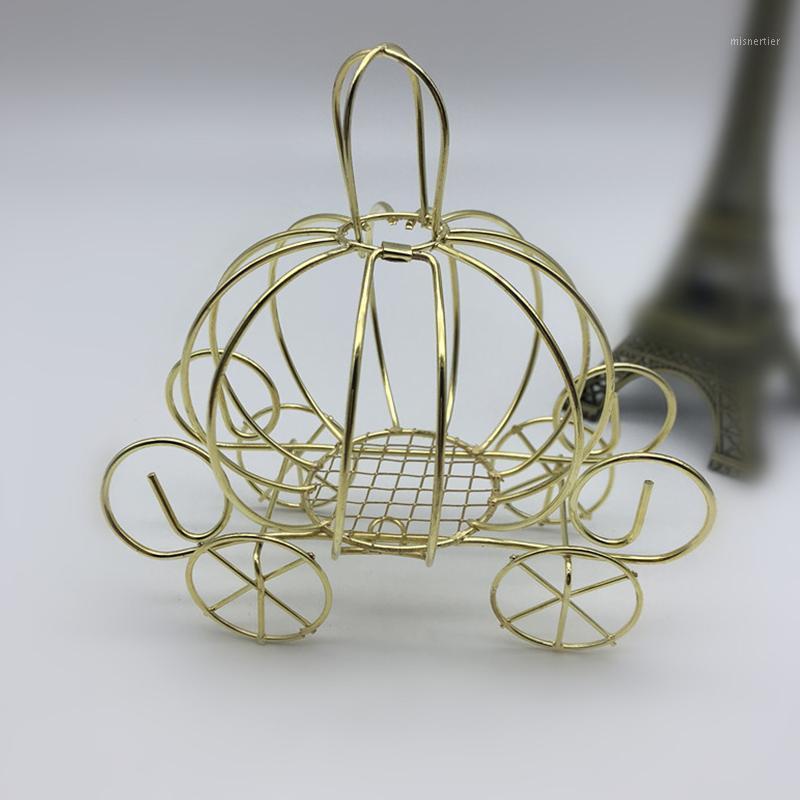 Gift Wrap Creative Pumpkin Carriage Decor Golden Candy Box Cart Metal Christmas Party Supplies
Gift Wrap Creative Pumpkin Carriage Decor Golden Candy Box Cart Metal Christmas Party Supplies