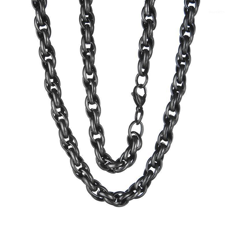 Chains Simple Vintage Twisted Chain Necklaces For Men Boy Retro Punk Cool Party Jewelry Stainless Steel Link With 24inch
Chains Simple Vintage Twisted Chain Necklaces For Men Boy Retro Punk Cool Party Jewelry Stainless Steel Link With 24inch