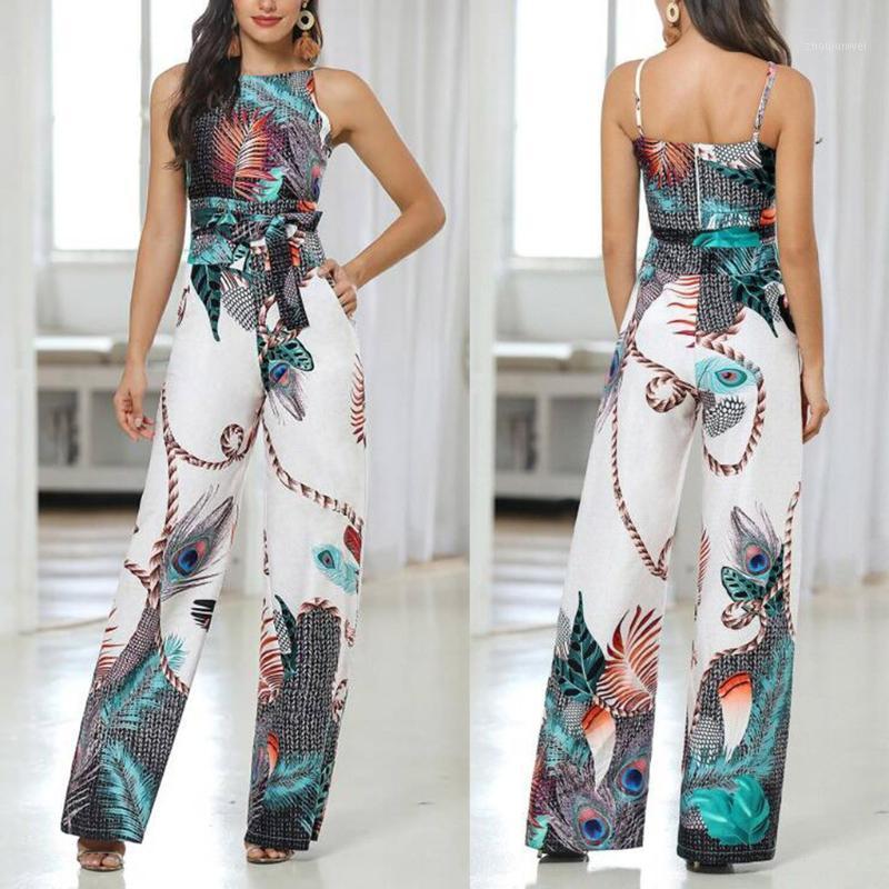Women' Jumpsuits & Rompers Women Summer Sexy O-Neck Feather Printed Sleeveless Bandage Loose Long Romper Drop#B35, As pic
Women' Jumpsuits & Rompers Women Summer Sexy O-Neck Feather Printed Sleeveless Bandage Loose Long Romper Drop#B35, As pic
