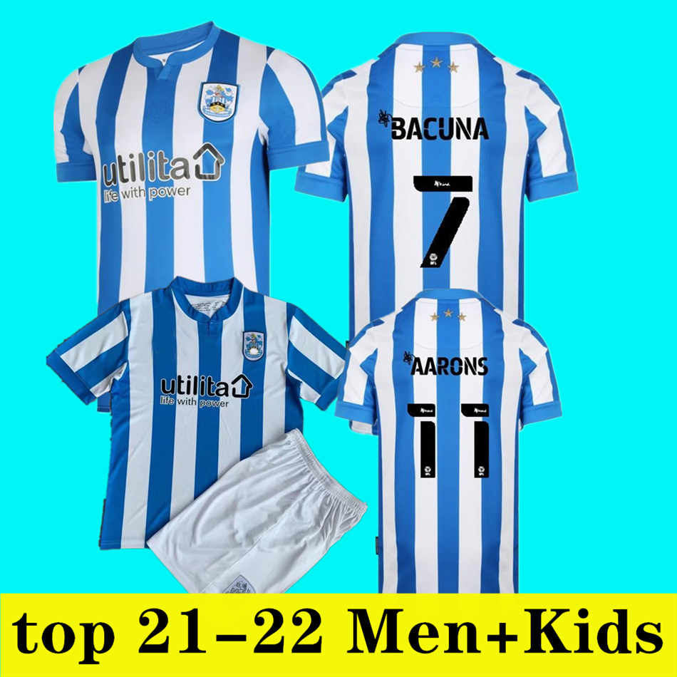 Huddersfield Town Football Jerseys 21/22 #7 BACUNA Home Soccer Jersey 2021/2022 #18 MBENZA Shirt #11 AARONS Uniform Men Adult + Kids Kit HOGG ALEX VALLEJO SINANI A.ROWE
Huddersfield Town Football Jerseys 21/22 #7 BACUNA Home Soccer Jersey 2021/2022 #18 MBENZA Shirt #11 AARONS Uniform Men Adult + Kids Kit HOGG ALEX VALLEJO SINANI A.ROWE