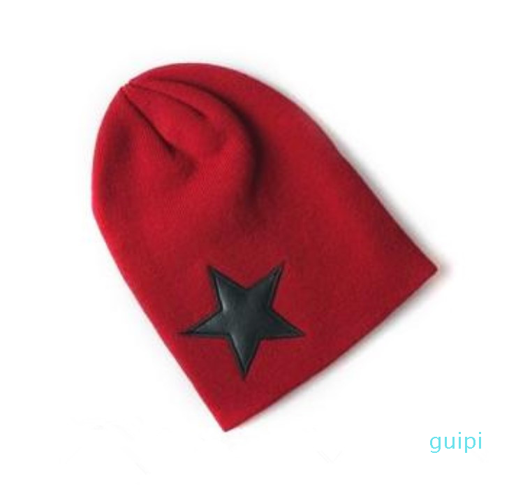 New Autumn winter Unisex hats five-pointed star wool knit hip-hop hat cap beanies for men women Lovers