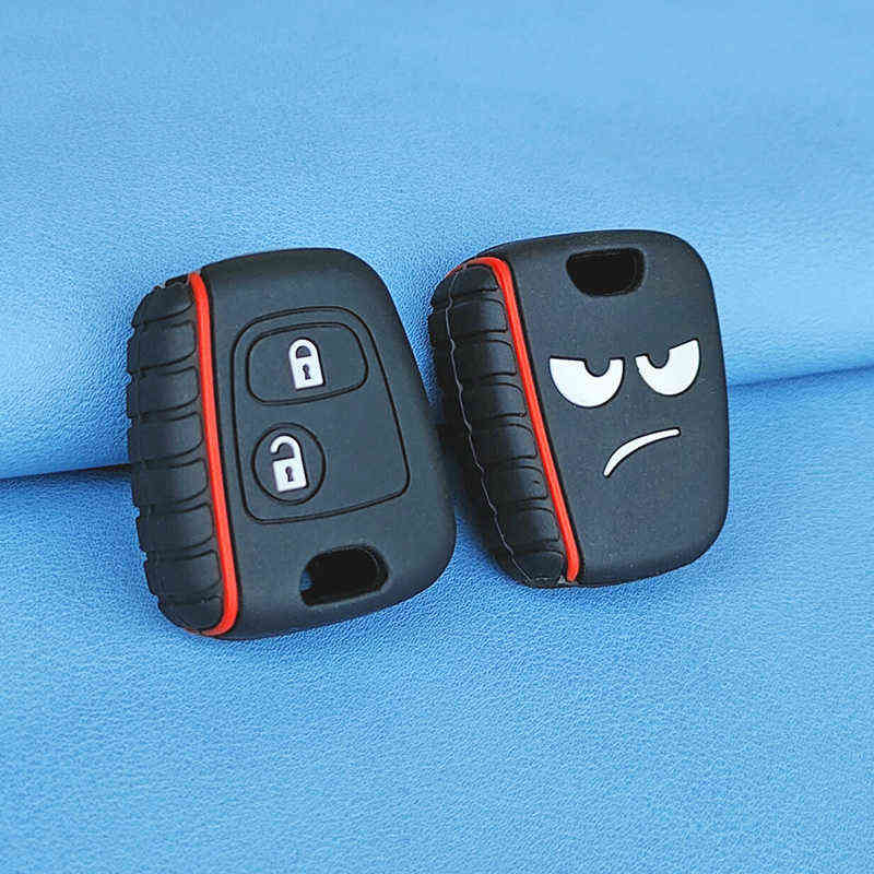 

Silicone Car Key FOB Cover Case Cap Set for Toyota AYGO For Citroen C1 C2 C3 Saxo for Peugeot 107 206 307 207 407 Remote Skin, Other