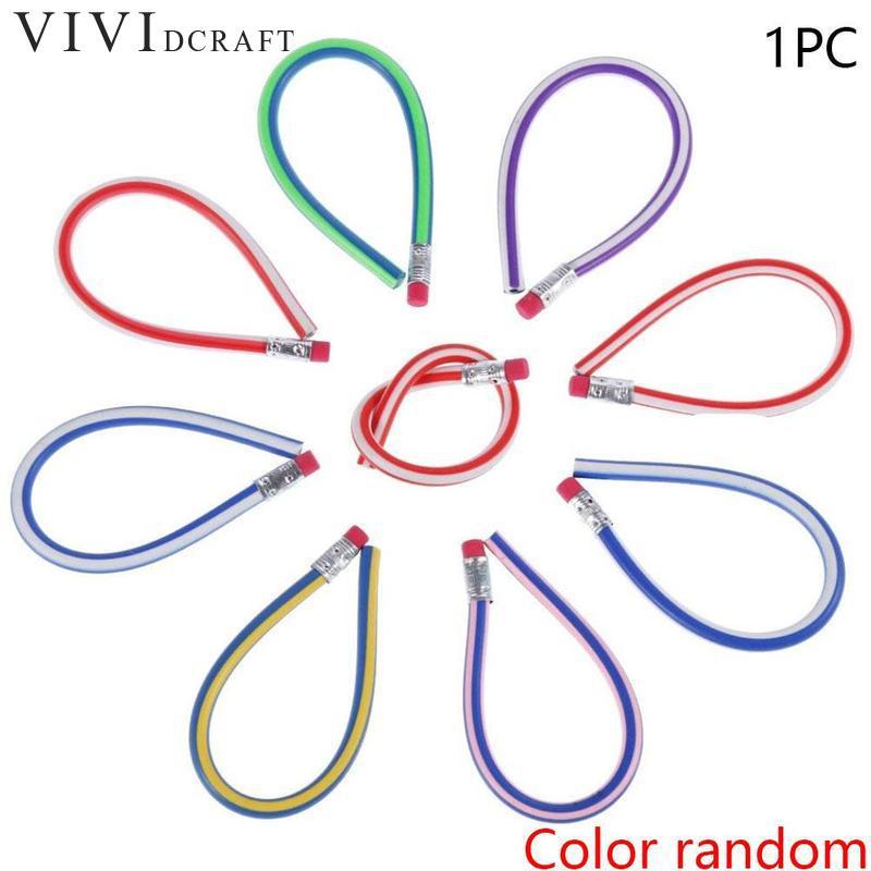 Color Random Soft Flexible Bendy Pencils Magic Kids Children Fun Pencil Student Papelaria Bend Band School Station B9O0
Color Random Soft Flexible Bendy Pencils Magic Kids Children Fun Pencil Student Papelaria Bend Band School Station B9O0