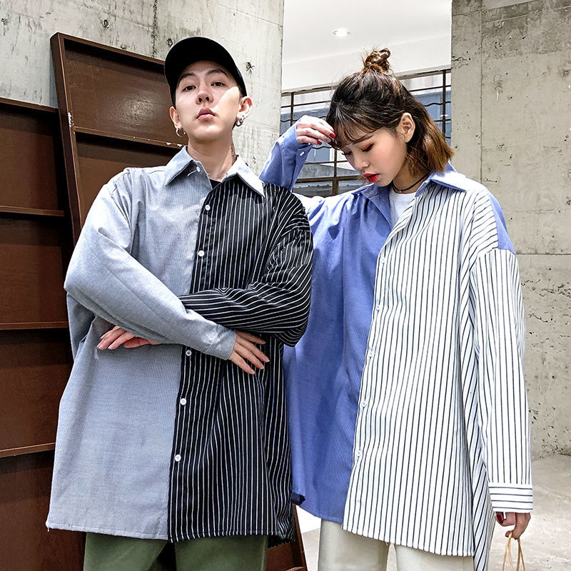 2021 New Striped Men' Fashion Retro Casual Men Streetwear Spring Autumn Couples Long Sleeve Mens Shirt 5lfj, White
2021 New Striped Men' Fashion Retro Casual Men Streetwear Spring Autumn Couples Long Sleeve Mens Shirt 5lfj, White