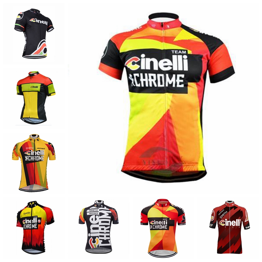 CINELLI team Cycling Jerseys Short Sleeve Shirts Men Comfortable Bicycle Clothing Maillot Ropa Ciclismo MTB Racing Bike Clothes 101907, Black
CINELLI team Cycling Jerseys Short Sleeve Shirts Men Comfortable Bicycle Clothing Maillot Ropa Ciclismo MTB Racing Bike Clothes 101907, Black