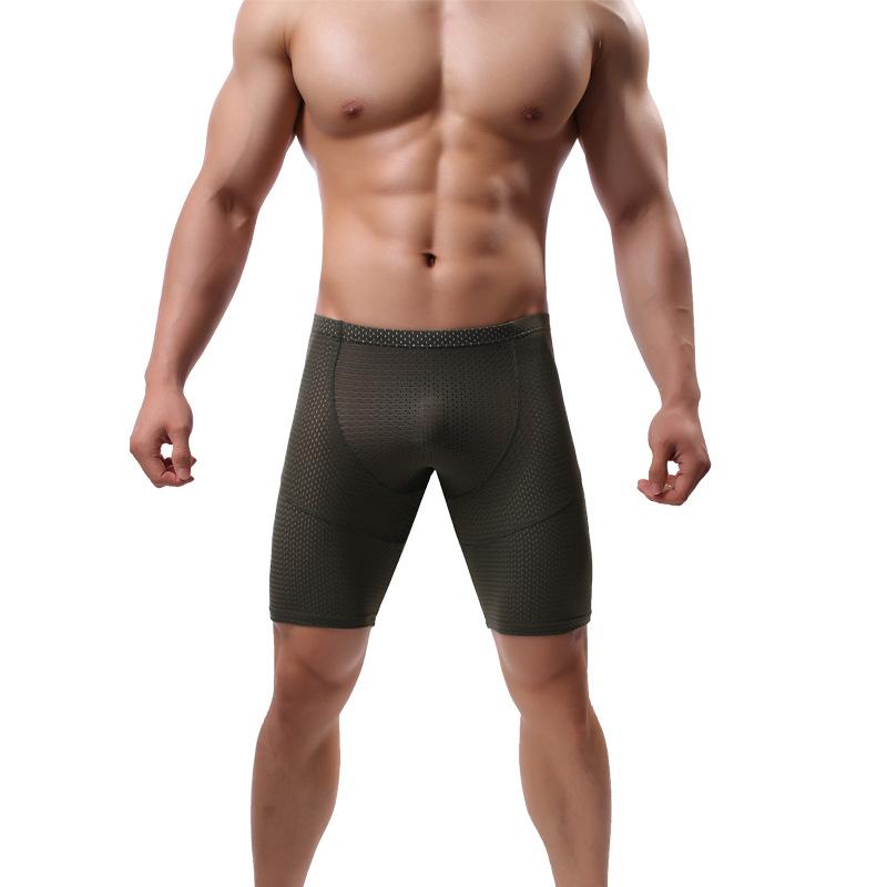Underpants Mens Underwear Long Boxers Bulge Pouch Male Panties Breathable Holes Low Rise Lingerie Shorts Sexy Boxer, Black
Underpants Mens Underwear Long Boxers Bulge Pouch Male Panties Breathable Holes Low Rise Lingerie Shorts Sexy Boxer, Black