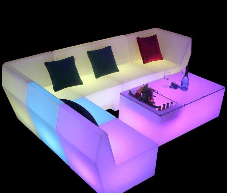 New LED light sofa coffee table combination bar club KTV room card seat table and chair creative personality furniture counter chair
New LED light sofa coffee table combination bar club KTV room card seat table and chair creative personality furniture counter chair