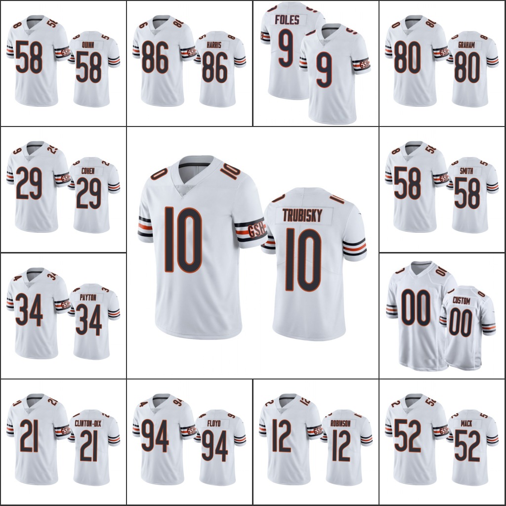Jersey Chicago''Bears''Men #9 Nick Foles 52 Khalil Mack 10 Mitchell Trubisky 80 Graham''NFL''Women Youth Custom White Vapor Limited Jersey
Jersey Chicago''Bears''Men #9 Nick Foles 52 Khalil Mack 10 Mitchell Trubisky 80 Graham''NFL''Women Youth Custom White Vapor Limited Jersey