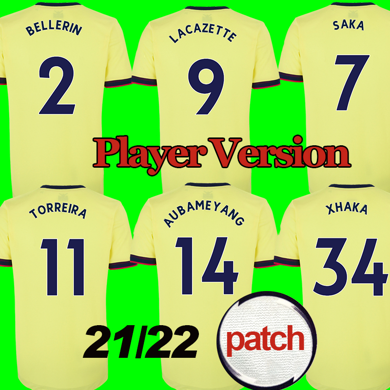 Player Version Away Yellow soccer jersey 21/22 PEPE SAKA Gunners soccer shirt 2021/2022 GUENDOUZI SOKRATIS customized Football uniforms, Black;yellow
Player Version Away Yellow soccer jersey 21/22 PEPE SAKA Gunners soccer shirt 2021/2022 GUENDOUZI SOKRATIS customized Football uniforms, Black;yellow