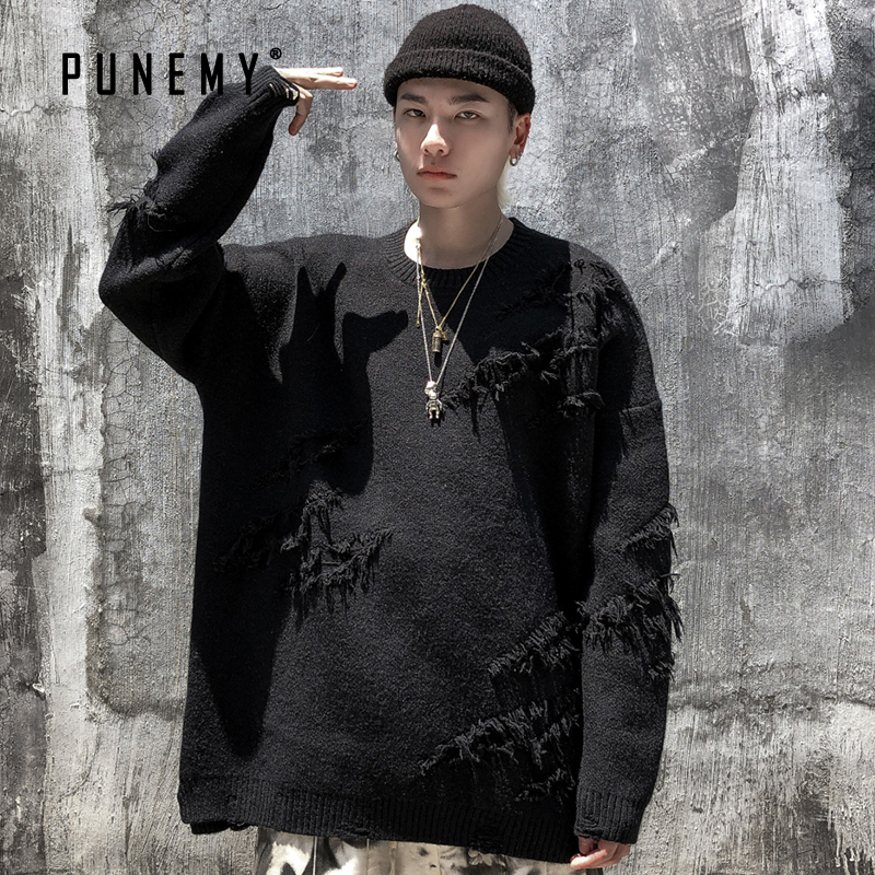 2021 Hip Hop Sweater Men Streetwear Harajuku Vintage Frayed Oversize O-neck Autumn New Spandex Casual Couple Mens Sweaters Nycf, Green
2021 Hip Hop Sweater Men Streetwear Harajuku Vintage Frayed Oversize O-neck Autumn New Spandex Casual Couple Mens Sweaters Nycf, Green