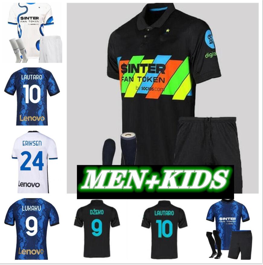 adult kids kits 2021 2022 Inter LAUTARO SKRINIAR Soccer Jerseys full 20 21 22 BARELLA LUKAKU men Football Shirt kit with socks, Black;yellow
adult kids kits 2021 2022 Inter LAUTARO SKRINIAR Soccer Jerseys full 20 21 22 BARELLA LUKAKU men Football Shirt kit with socks, Black;yellow